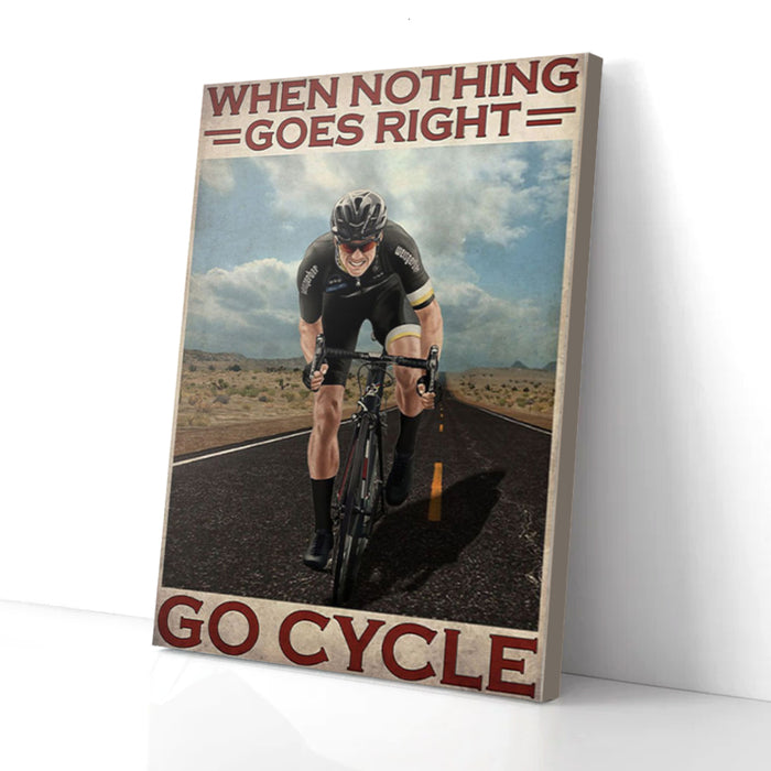 When-Nothing-Goes-Right-Go-Cycle-Canvas-Poster-Prints-Wall-Art-Decor When Nothing Goes Right Go Cycle Canvas Poster Prints Wall Art Decor