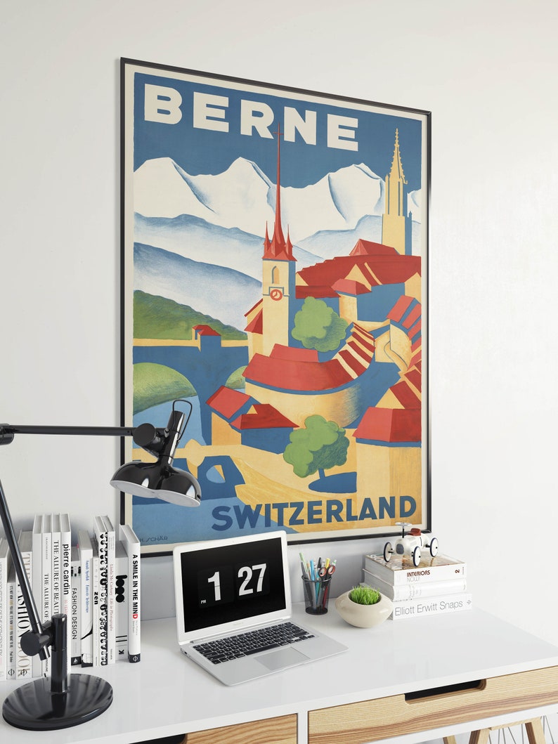 Berne-Vintage-Travel-Poster-Wall-Art-Prints-Framed-Art-Hanger-Framed-Print-Poster-Art-Wall-Art-Decor-Wall-Prints-1