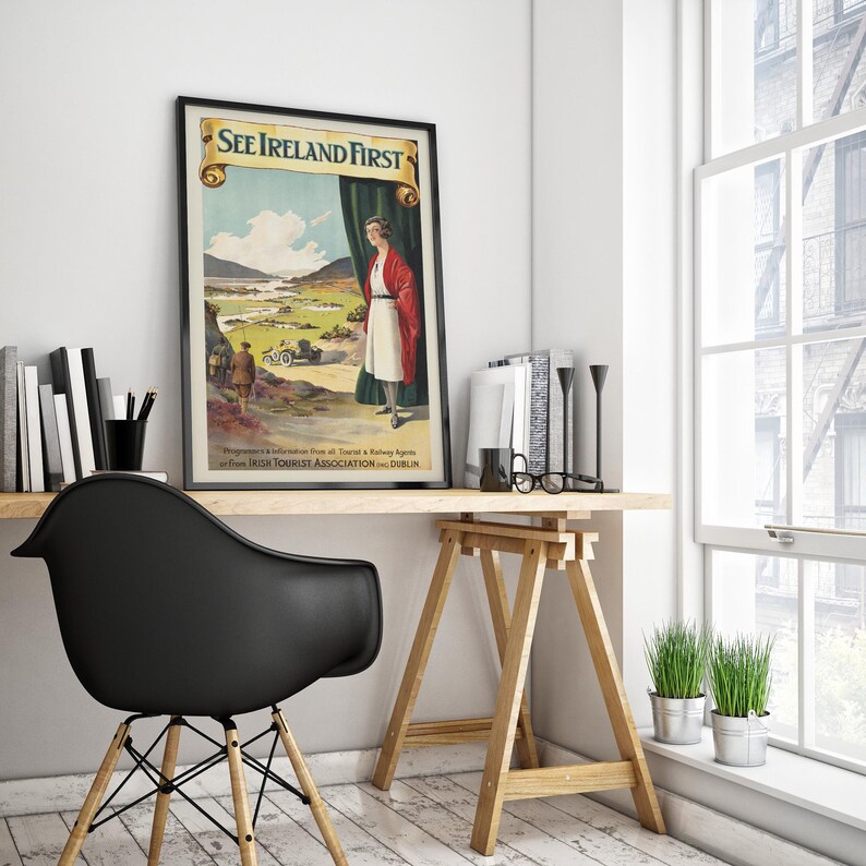 Ireland-Gallery-Wall-Prints-Canvas-Print-Wall-Art-Ireland-Vintage-Travel-Posters-Framed-Prints-Poster-Art-1