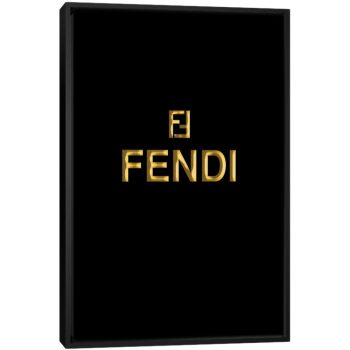El Fendi - Black Framed Canvas