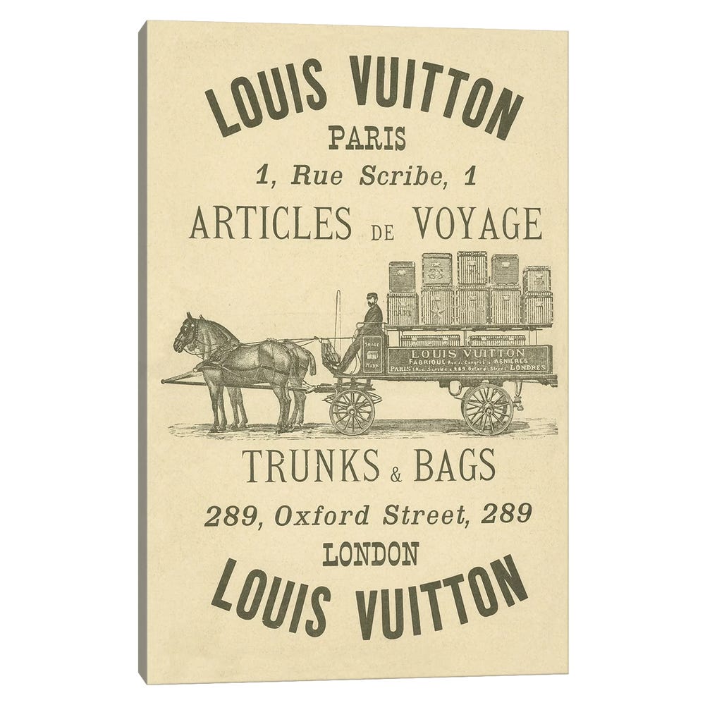 Vintage-Woodgrain-Louis-Vuitton-Sign-3-Black-Framed-Canvas-Stretched-Wrapped-Canvas-Print-Wall-Art-Decor-1 Stretched Wrapped Canvas Print