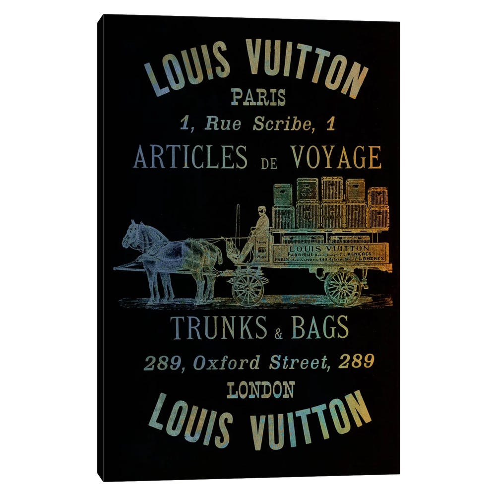 Vintage-Woodgrain-Louis-Vuitton-Sign-4-Black-Framed-Canvas-Stretched-Wrapped-Canvas-Print-Wall-Art-Decor-1 Stretched Wrapped Canvas Print