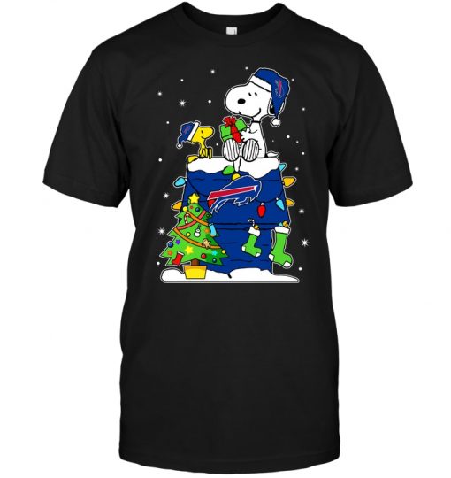 Buffalo-Bills-Snoopy-amp-Woodstock-Christmas-Unisex-T-Shirt-Kid-T-Shirt-LTS254 Buffalo Bills Snoopy & Woodstock Christmas Unisex T-Shirt Kid T-Shirt LTS254