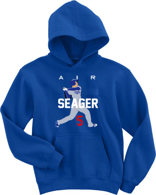 Corey-Seager-Los-Angeles-Dodgers-Air-Hooded-Sweatshirt-Hoodie Corey Seager Los Angeles Dodgers "Air" Hooded Sweatshirt Hoodie