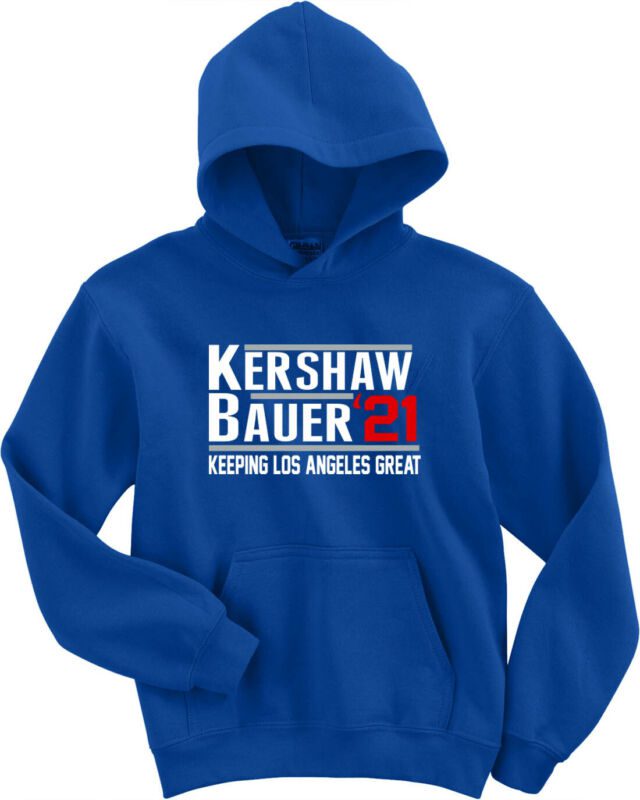 Trevor-Bauer-Clayton-Kershaw-Los-Angeles-Dodgers-2021-Crew-Hooded-Sweatshirt-Unisex-Hoodie Trevor Bauer Clayton Kershaw Los Angeles Dodgers 2021 Crew Hooded Sweatshirt Unisex Hoodie