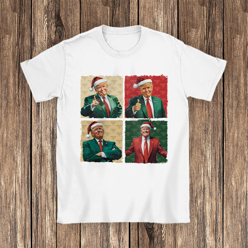Boho-Christmas-Trump-Happy-Holidays-Merry-Vibes-Prada-Unisex-T-Shirt-Cotton-Tee-TAT21973-1
