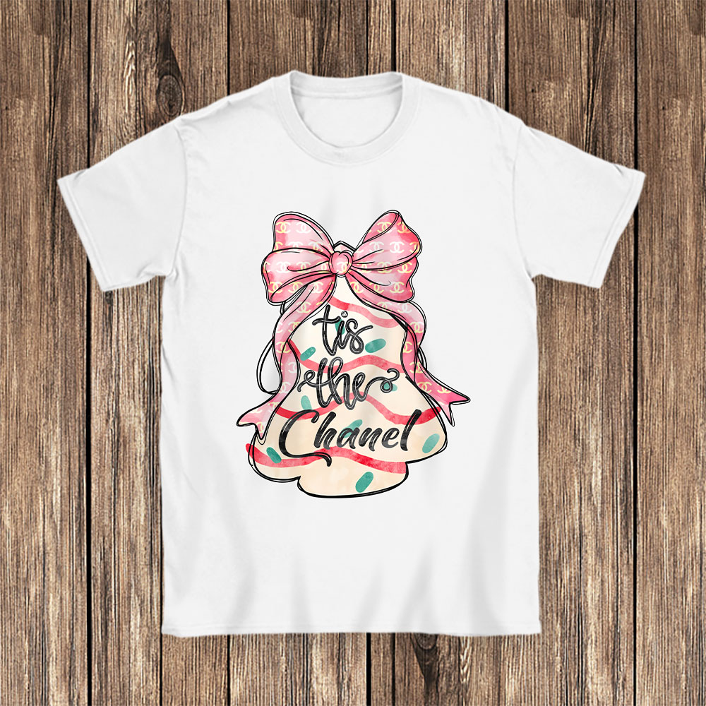 Coquette-Christmas-Tree-Cakes-Chanel-Unisex-T-Shirt-Cotton-Tee-TAT21984-1