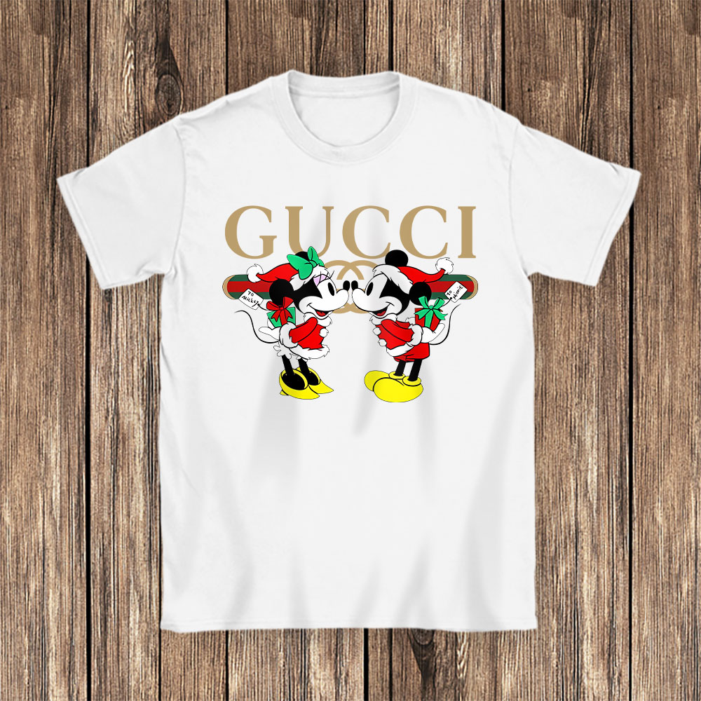 Disney-Mickey-Christmas-Gucci-Unisex-T-Shirt-Cotton-Tee-TAT22047-1