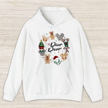 Disney Tis The Season Christmas Mickey And Minnie Dior Unisex Hoodie TAH22052