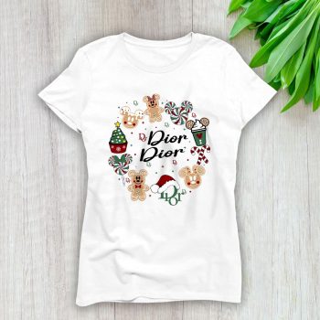 Disney Tis The Season Christmas Mickey And Minnie Dior Unisex Sweatshirt TAS22052