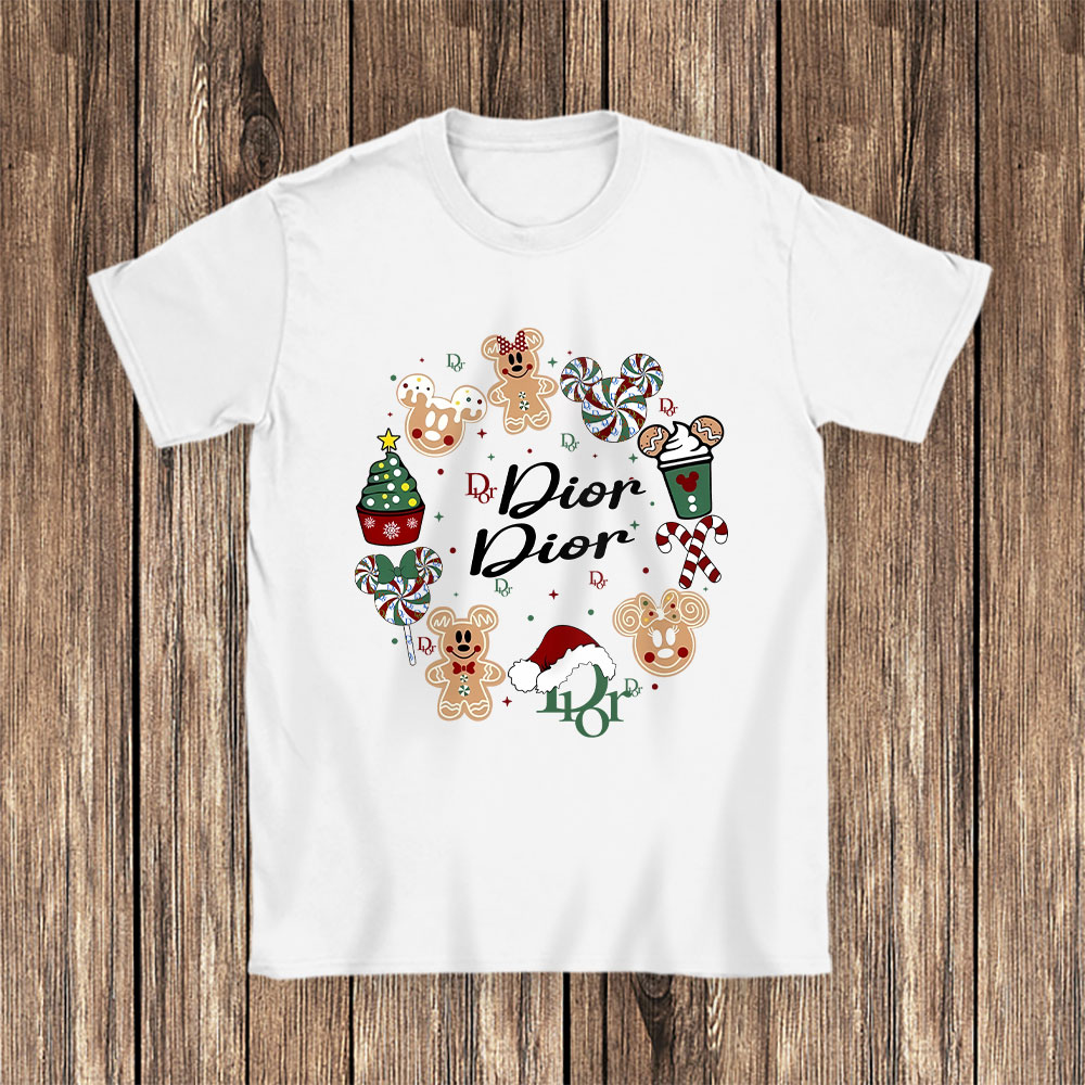 Disney-Tis-The-Season-Christmas-Mickey-And-Minnie-Dior-Unisex-T-Shirt-Cotton-Tee-TAT22052-1