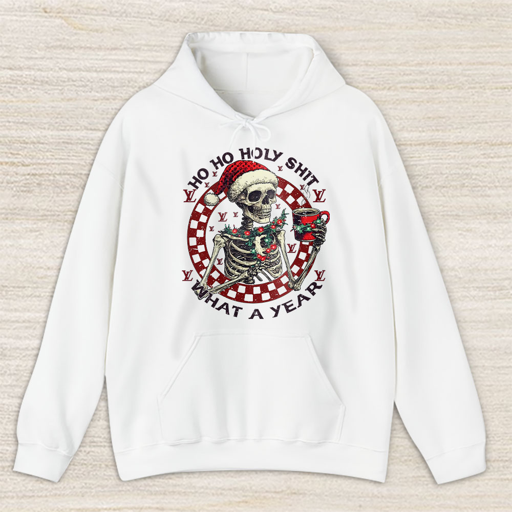 Ho-Ho-Holy-Shit-What-A-Year-Christmas-Louis-Vuitton-Unisex-Hoodie-TAH22097 Ho Ho Holy Shit What A Year Christmas Louis Vuitton Unisex Hoodie TAH22097
