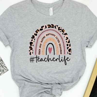 Teach Love Inspire Motivate Listen Encourage Unisex T-Shirt Cotton Tee TSE374