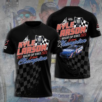Kyle Larson 2025 NASCAR Cup Series Champion Unisex Performance T-Shirt NDT1422