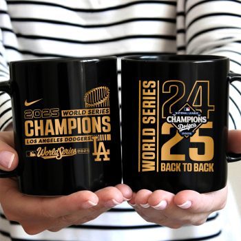 Los Angeles Dodgers 2025 World Series Champions Ceramic Mug