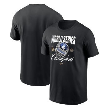 Los Angeles Dodgers Nike 2025 World Series Champions Ring T-Shirt - Black