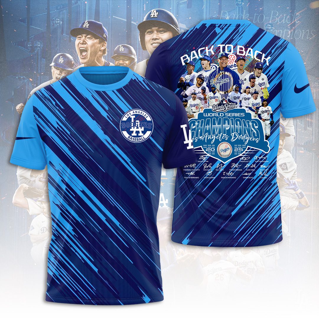 Los-Angeles-Dodgers-Unisex-Performance-T-Shirt-NDT1419 Los Angeles Dodgers Unisex Performance T-Shirt NDT1419