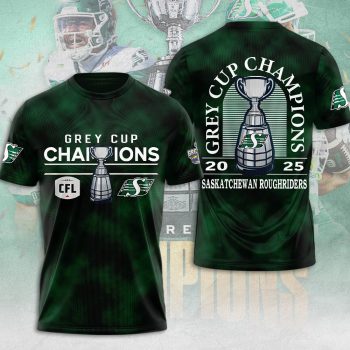 Saskatchewan Roughriders 2025 Grey Cup Champions Unisex Performance T-Shirt NDT1414